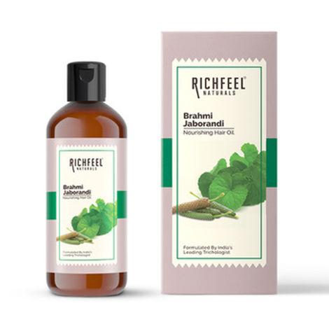 richfeel brahmi jaborandi nourishing hair oil (80 ml)