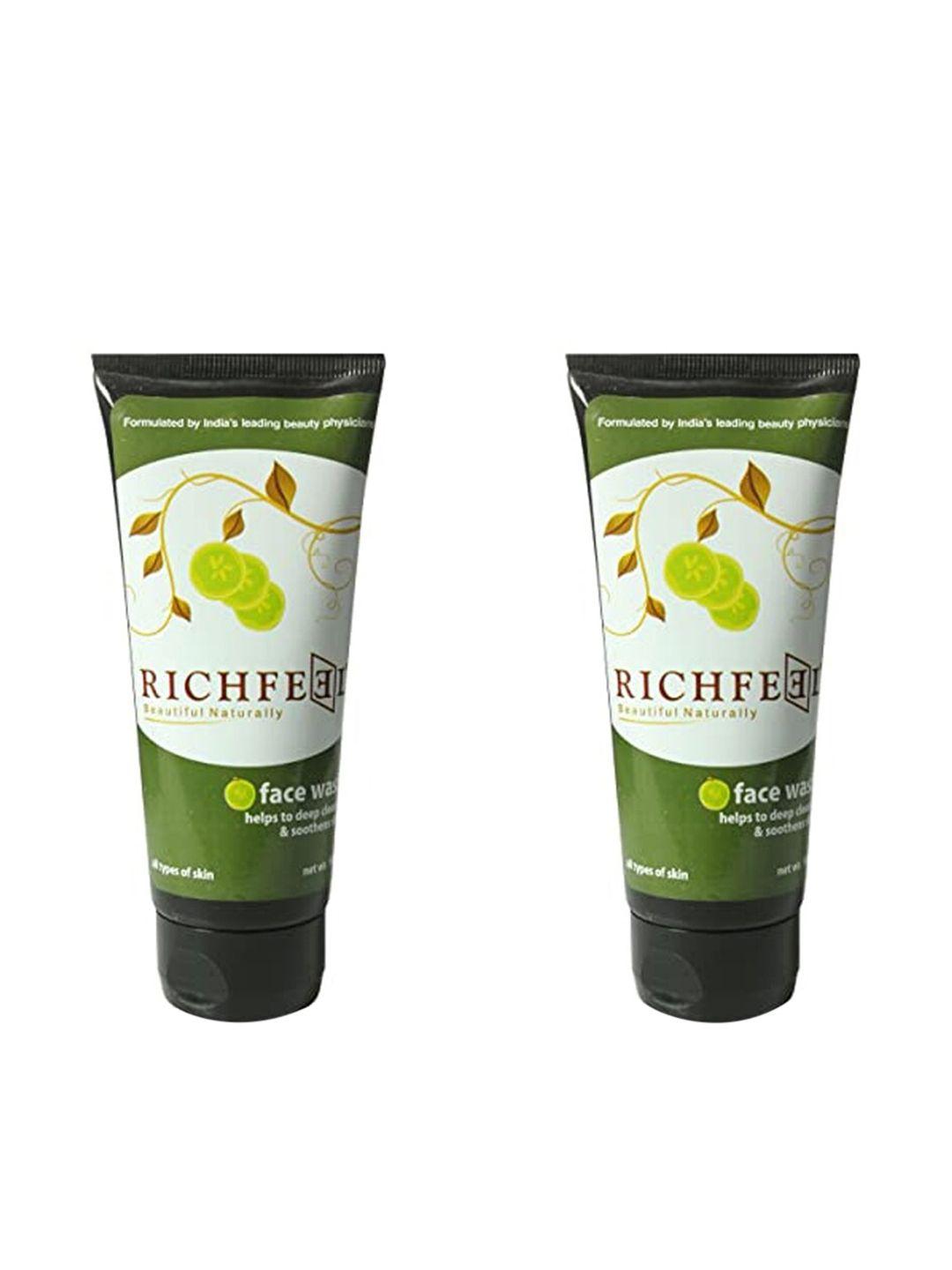 richfeel set of 2 cucumber face wash  200 ml
