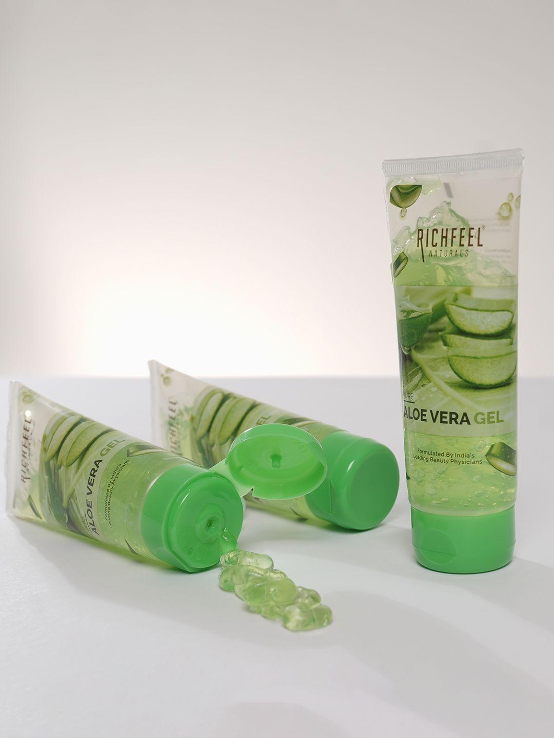 richfeel set of 3 pure aloe vera gel