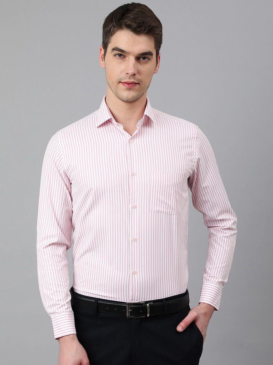 richlook men striped formal shirt