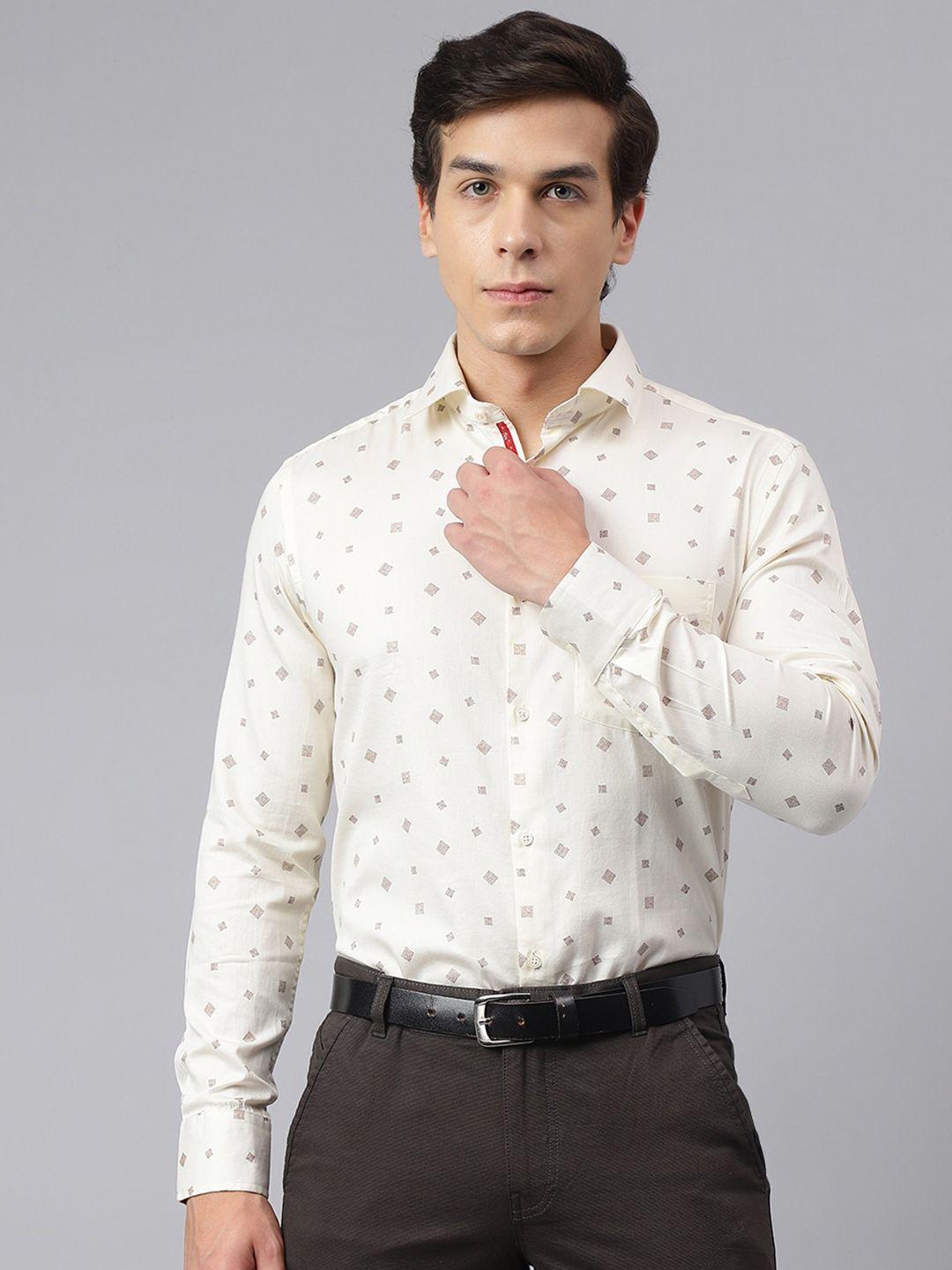 richlook standard conversational printed opaque semiformal shirt