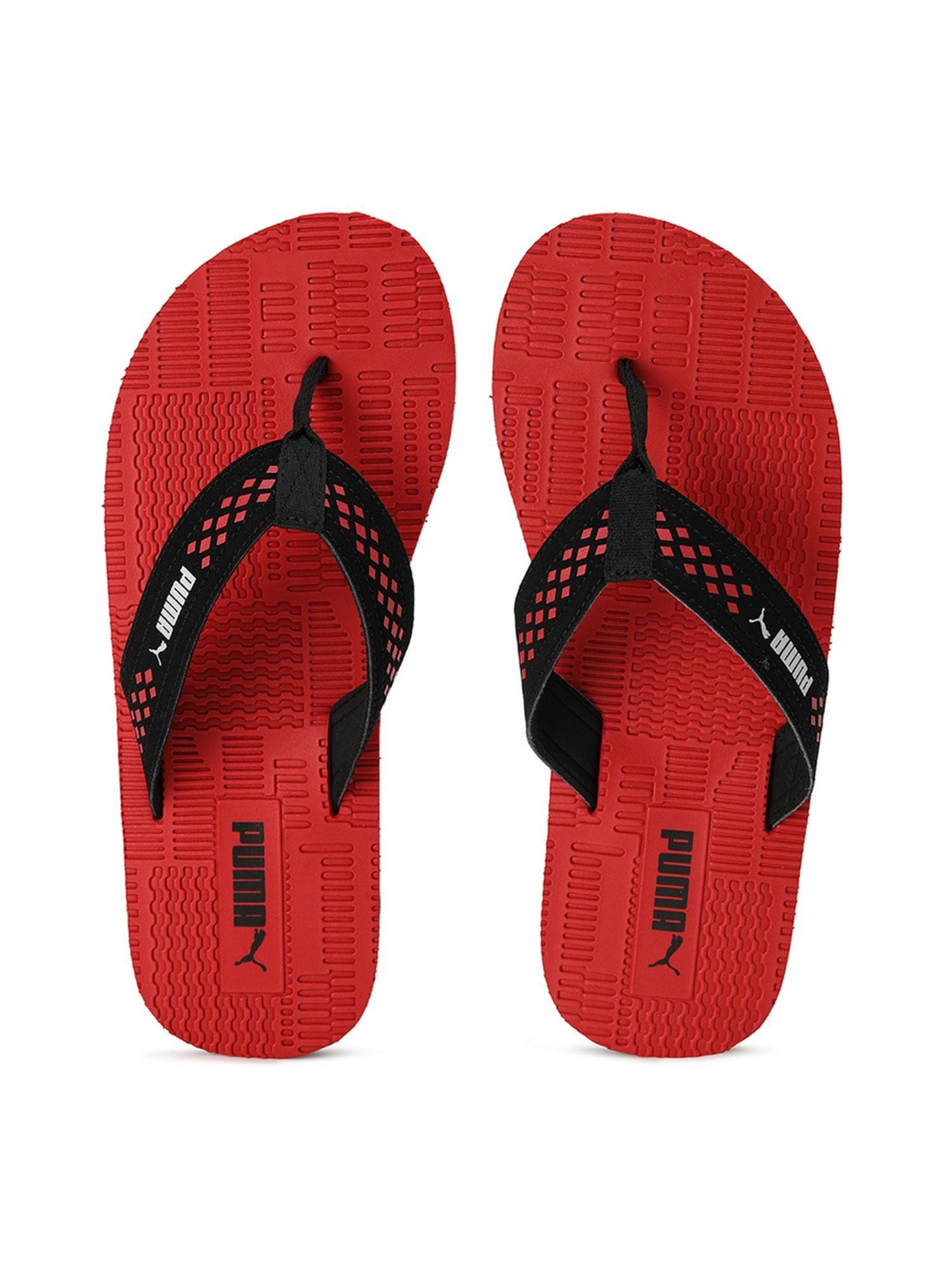 riddle v2 mens red flipflops