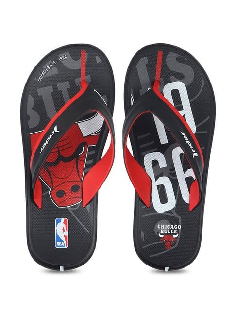 rider men's black flip flops