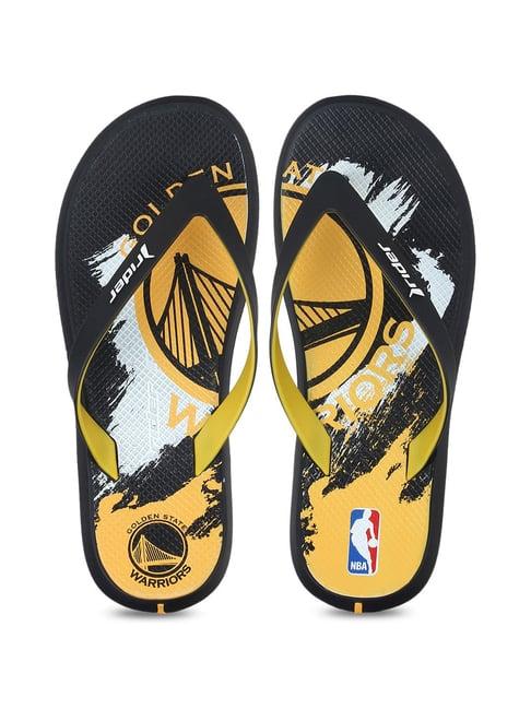 rider men's black flip flops