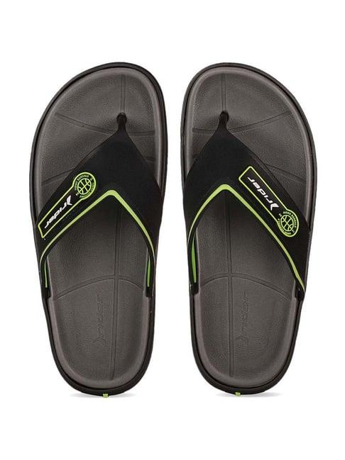 rider men's block grey & black flip flops