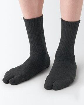 right angle tabi style socks