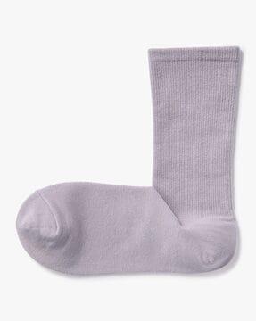 right angle soft stretch top-running along ankle socks