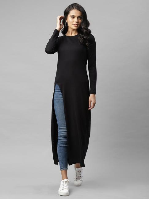 rigo black a-line tunic