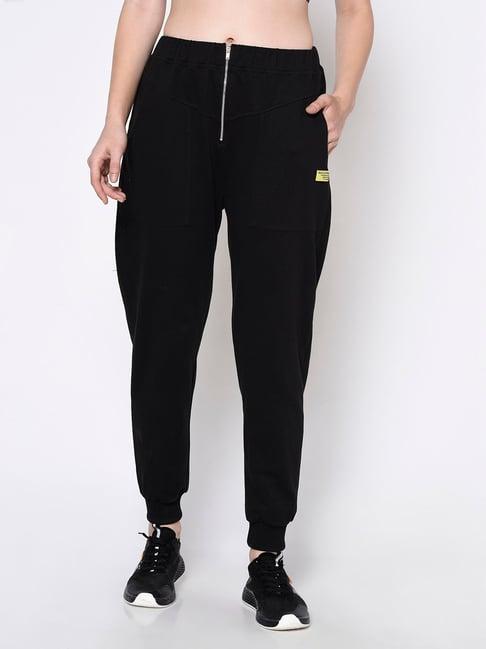 rigo black cotton joggers