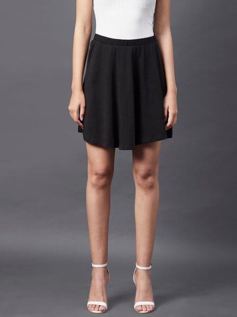 rigo black mini skirt