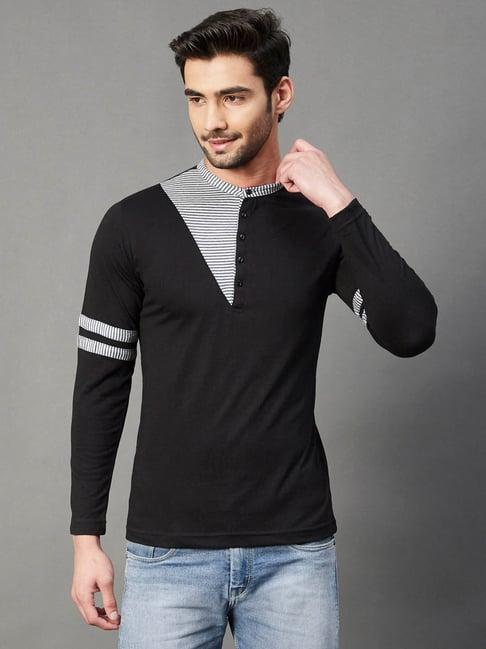 rigo black striped t-shirt