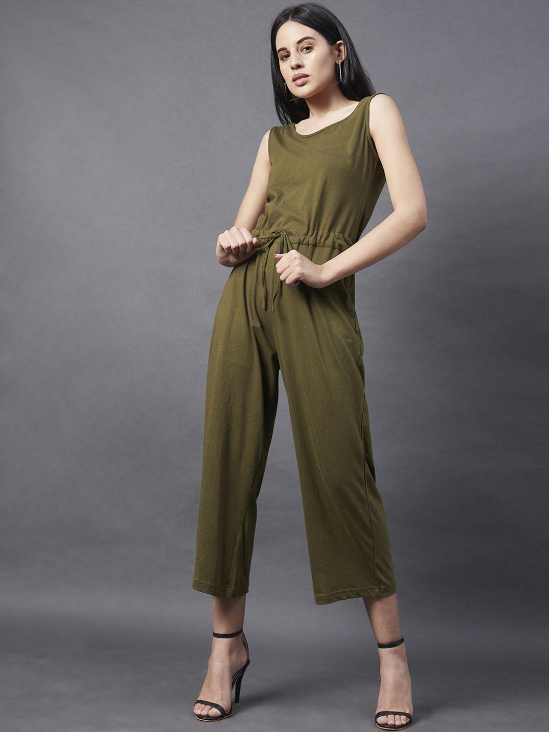 rigo green basic jumpsuit