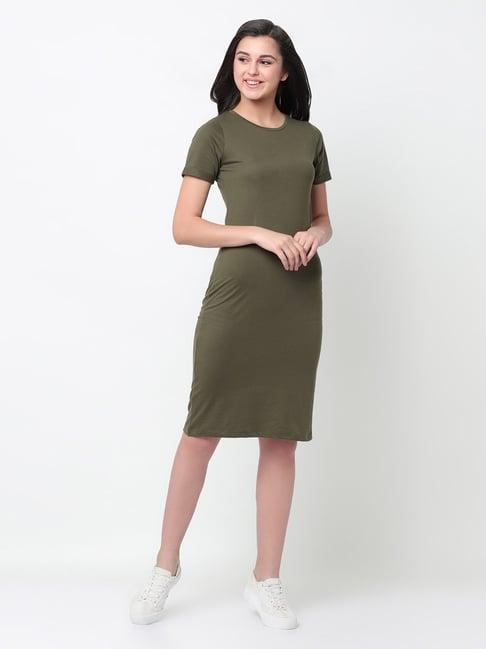 rigo green cotton dress