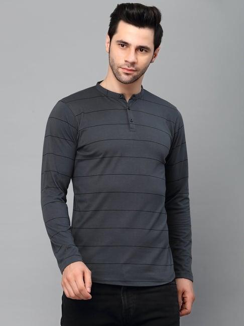 rigo grey henley t-shirt