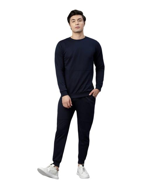 rigo navy regular fit tracksuit