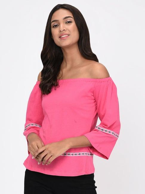 rigo pink cotton top