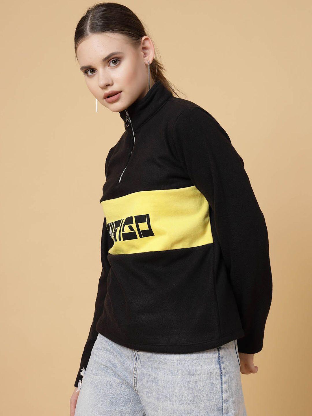 rigo printed fleece sweatshirt