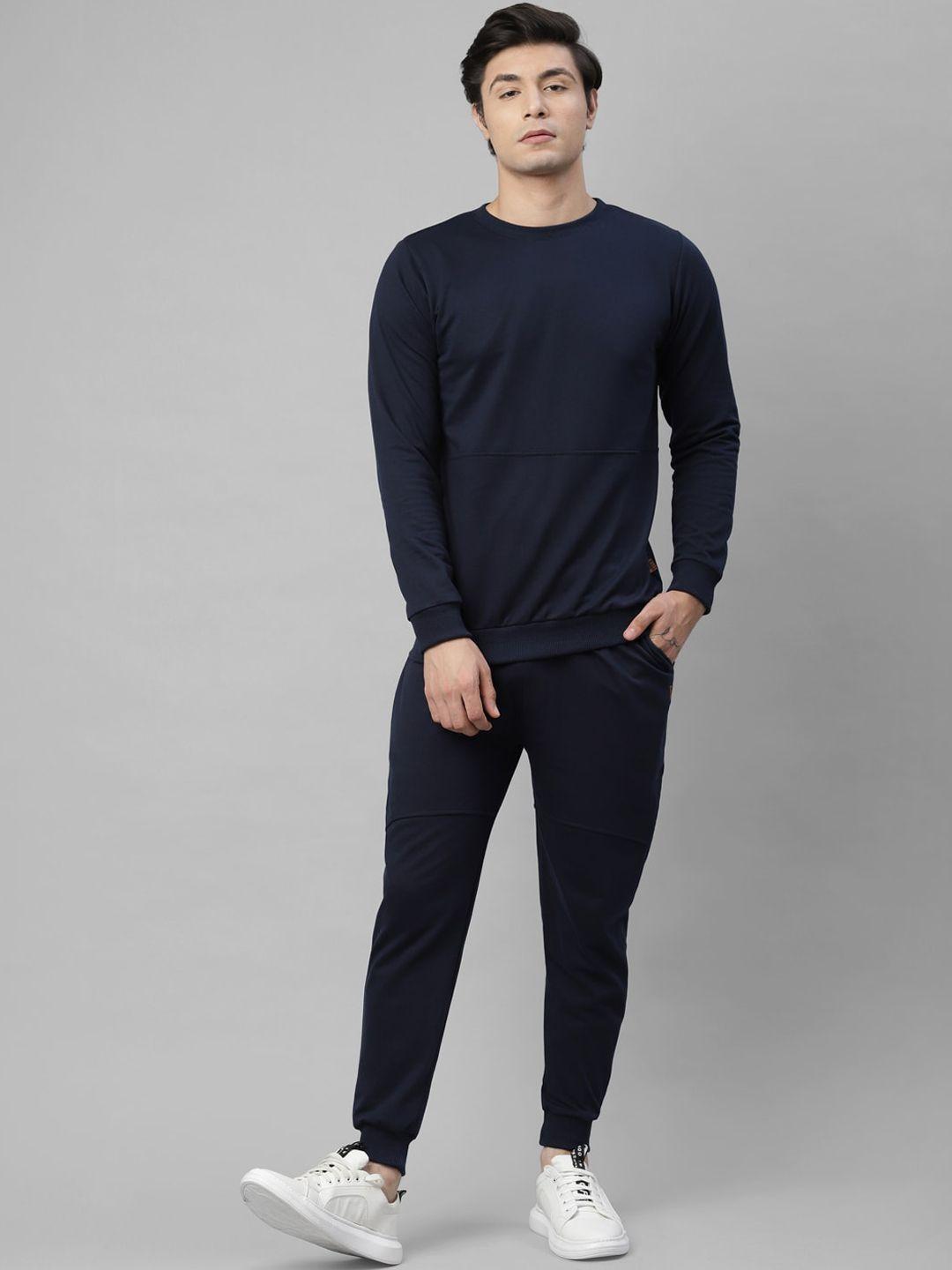 rigo round neck long sleeves terry tracksuit