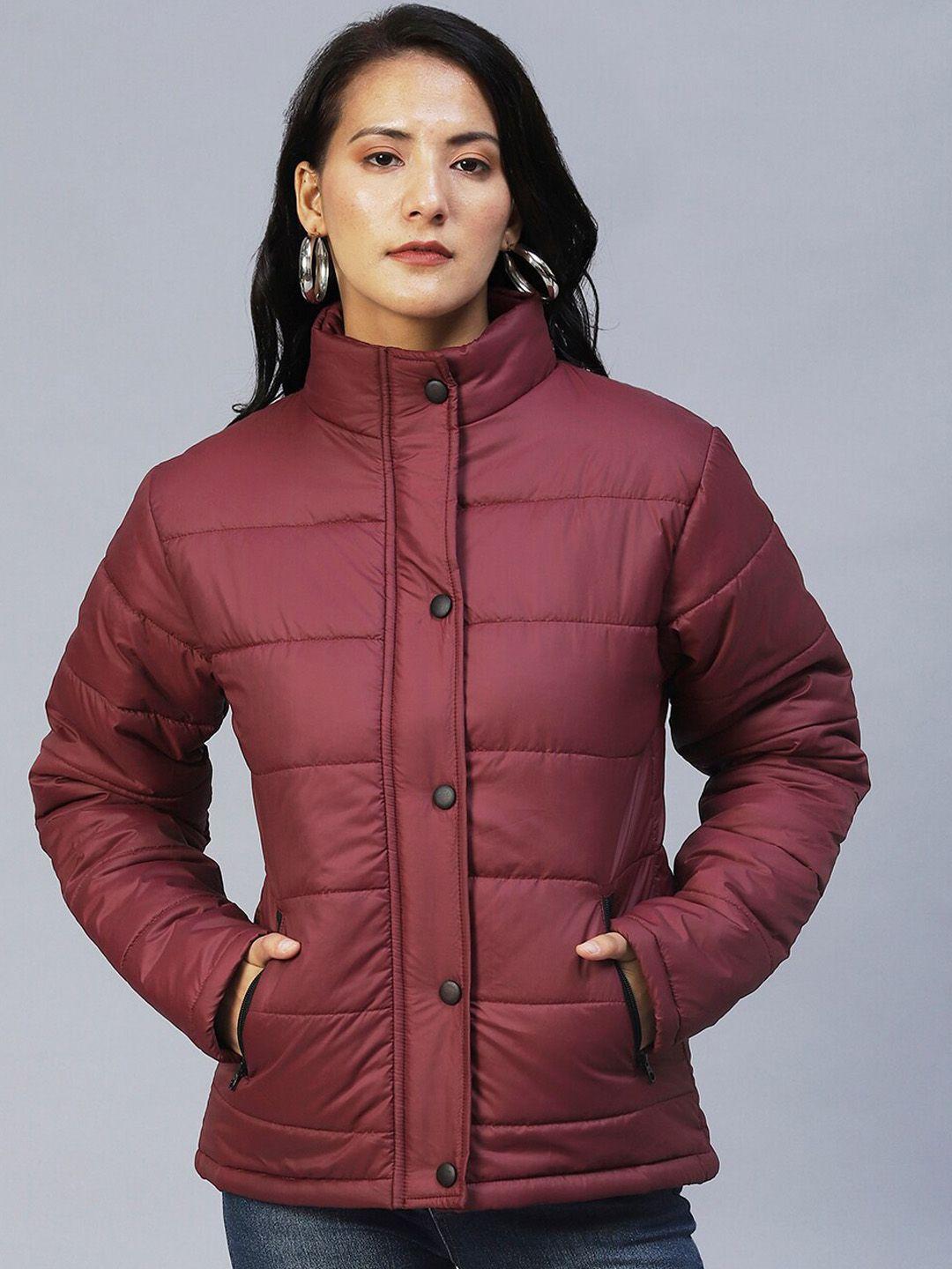 rigo stand collar lightweight longline outdoor puffer jacket