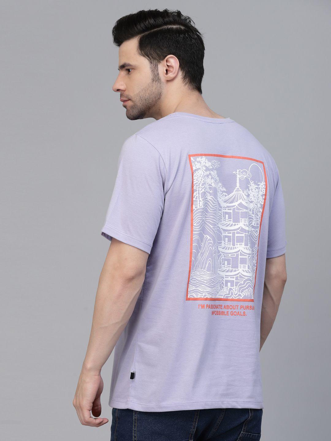 rigo typography printed pure cotton oversized t-shirt