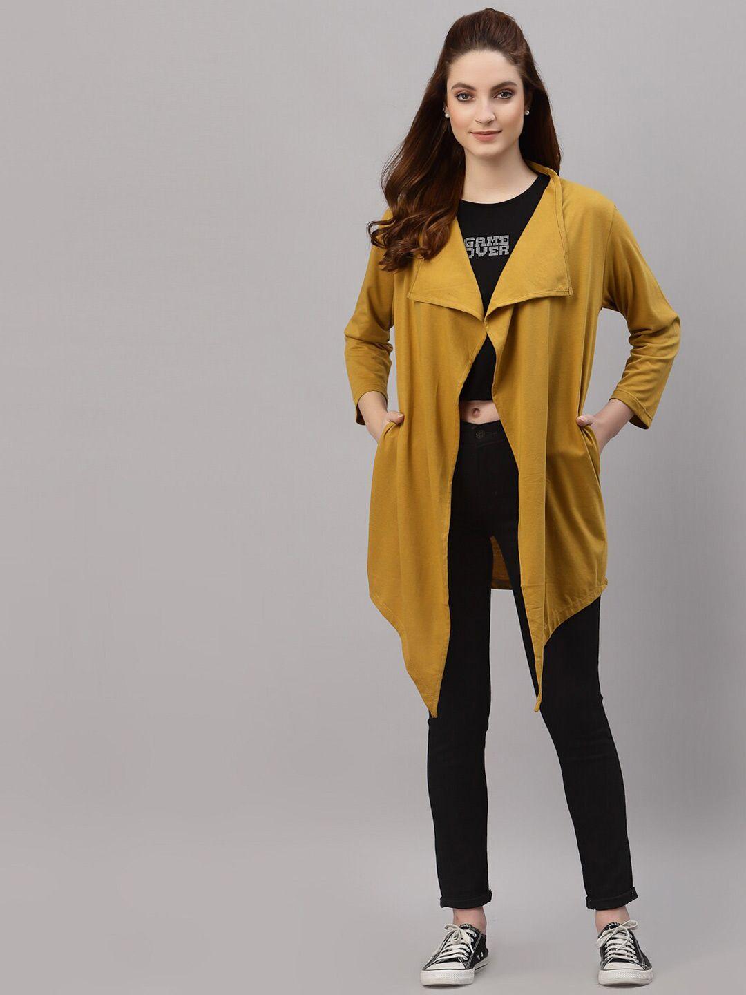 rigo women mustard shrug