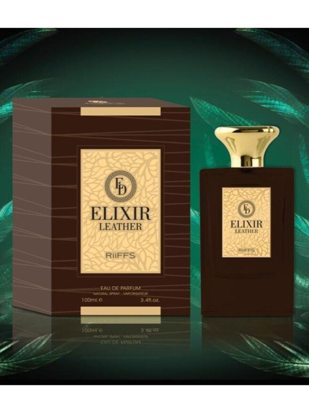 riiffs cruety-free elixir leather eau de parfum natural spray - 100 ml
