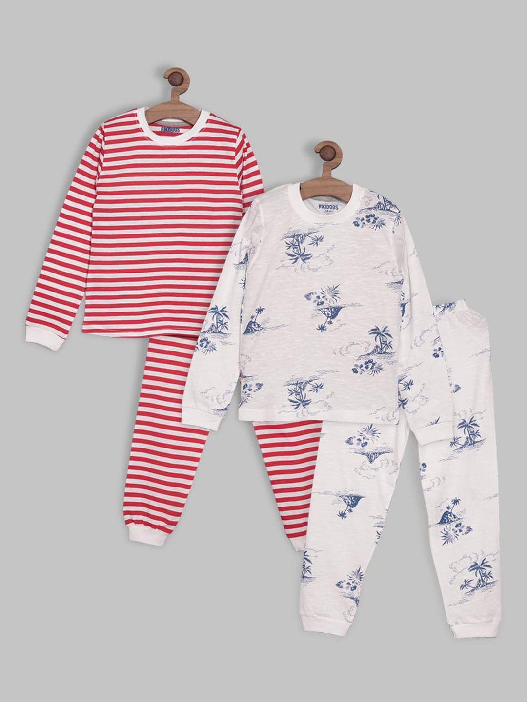 rikidoos boys striped night suit