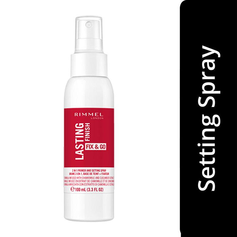 rimmel london lasting finish fix and go setting spray