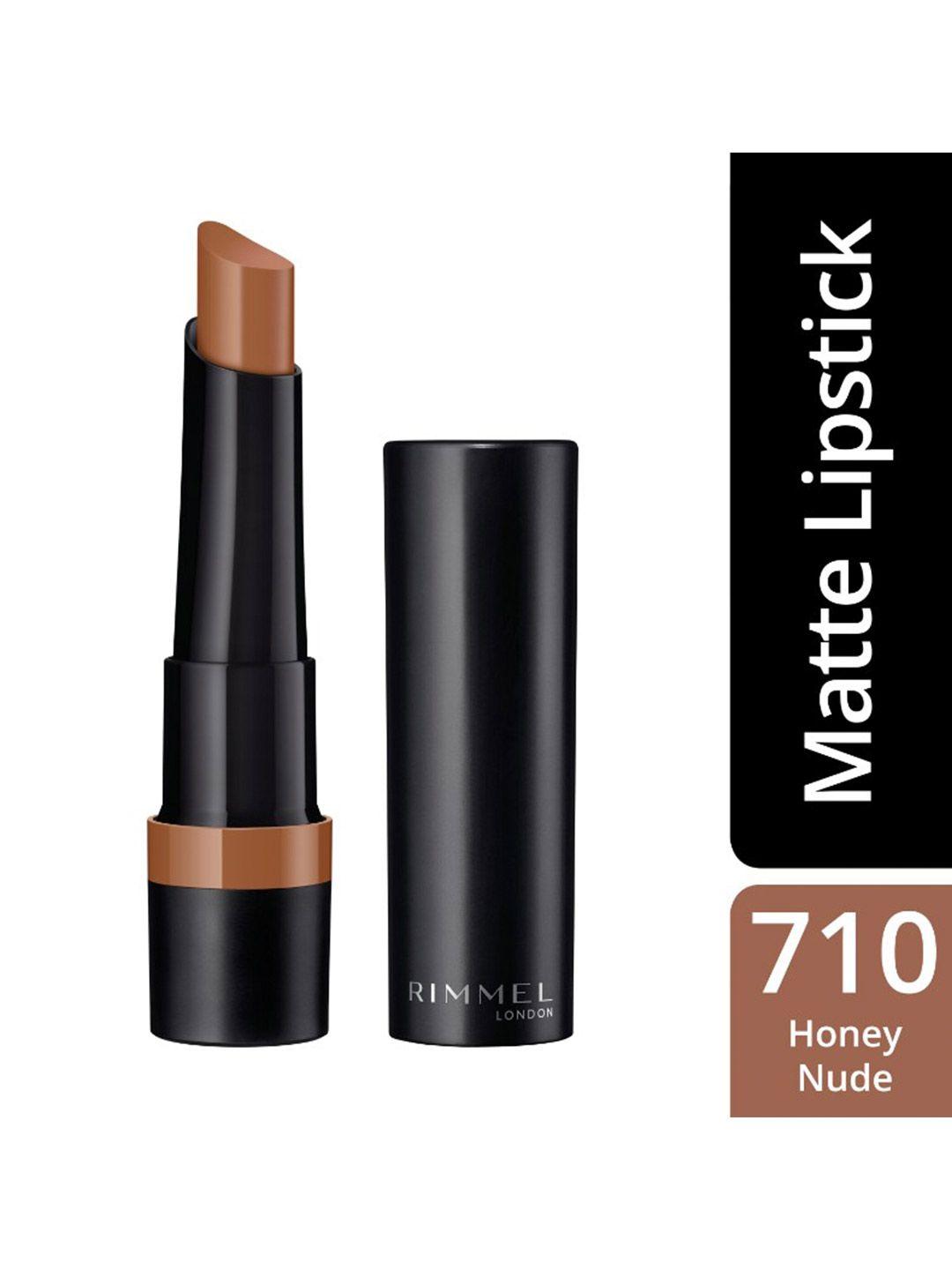 rimmel london lasting finish matte lipstick - honey nude-2.3g