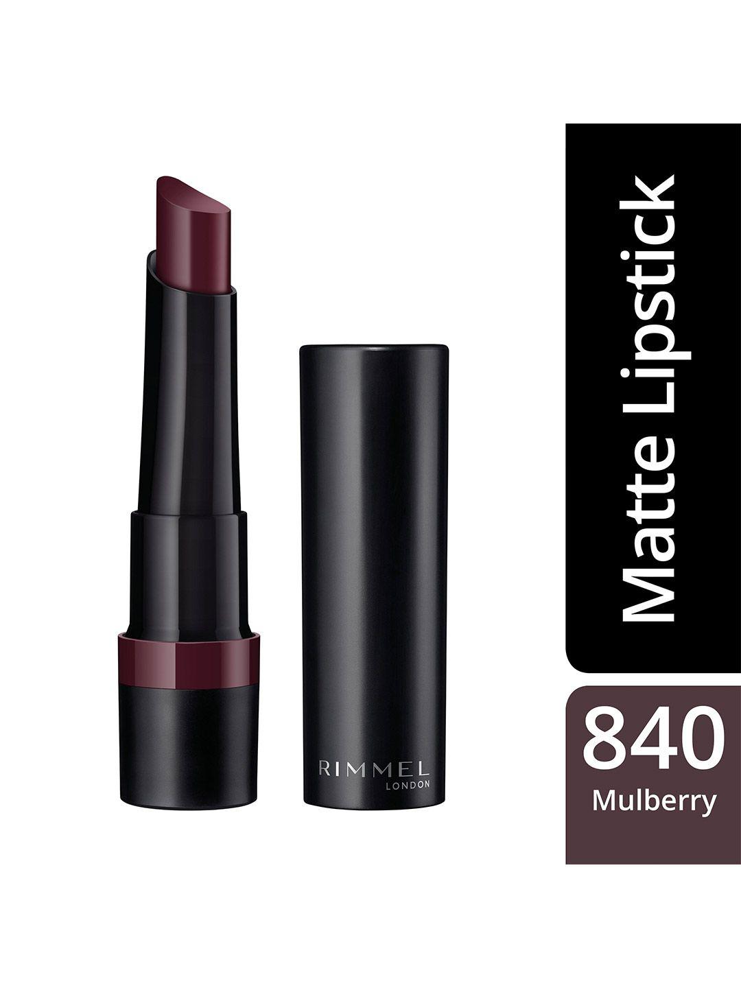 rimmel london lasting finish matte lipstick - mulberry-2.3g