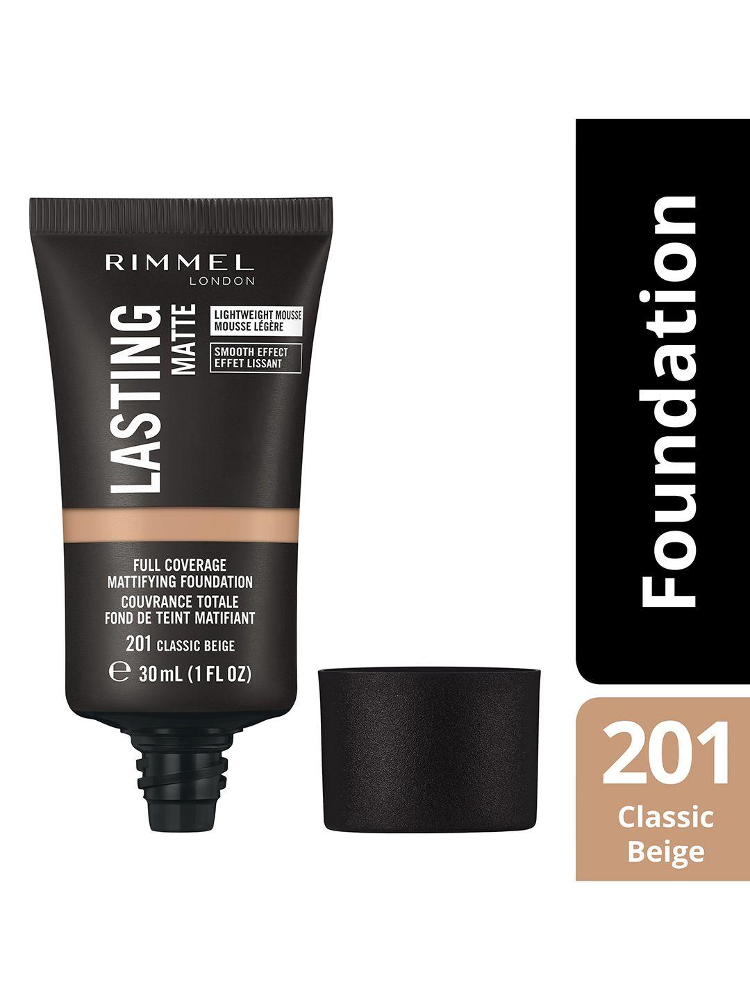 rimmel london lasting matte foundation - classic beige-30ml