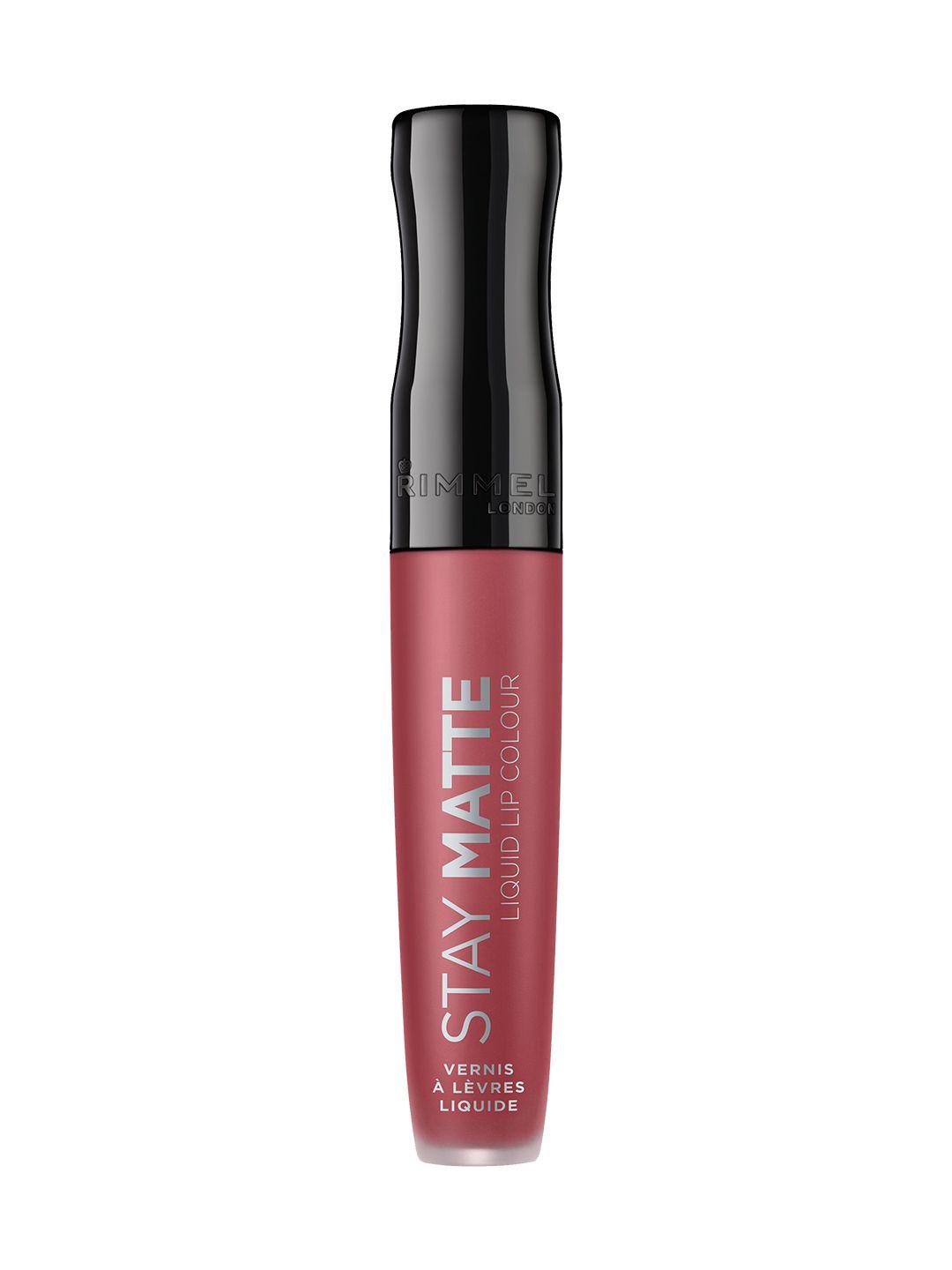 rimmel london stay matte liquid lip colour 5.5ml - pink blink 200