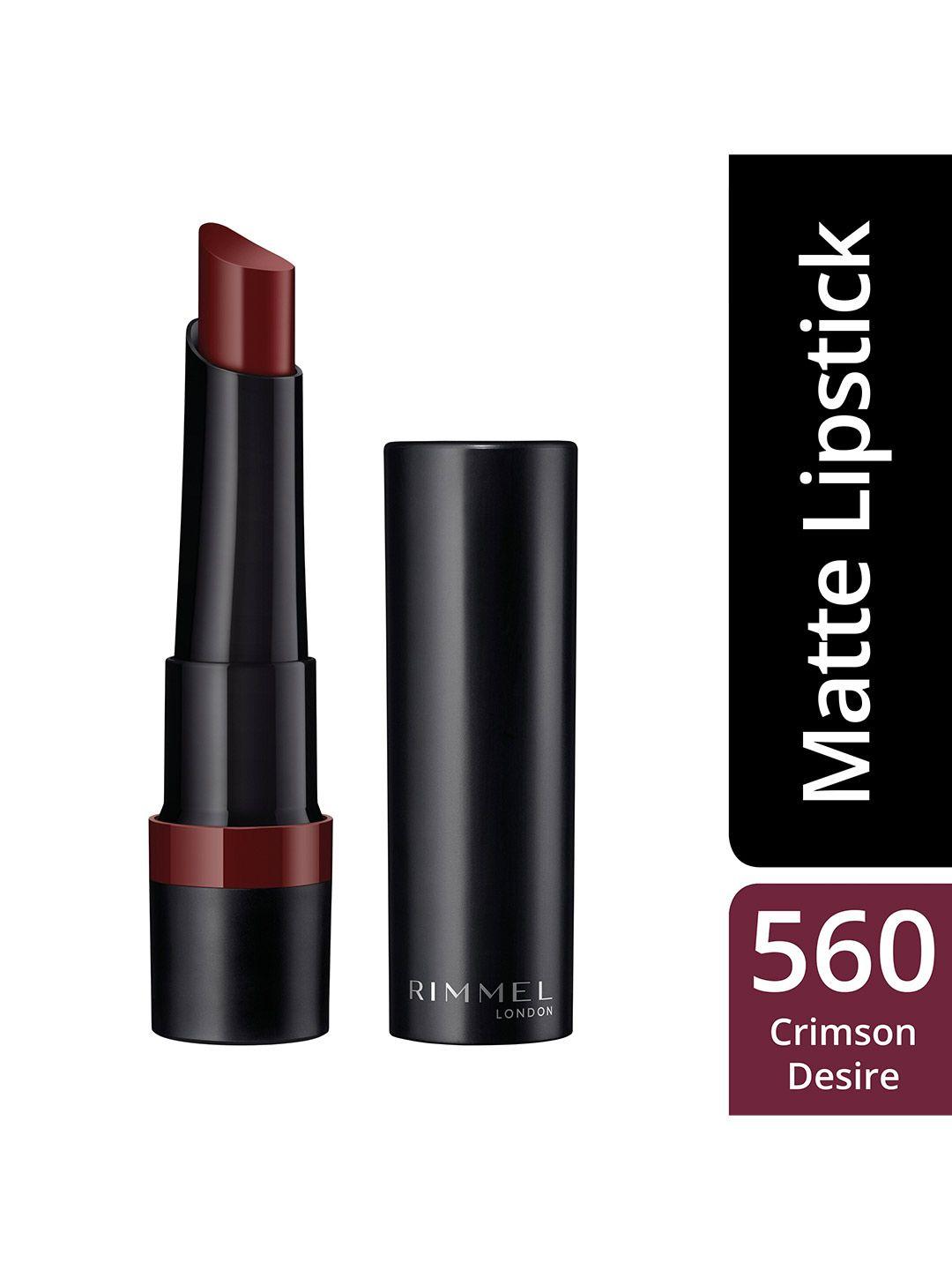 rimmel london women purple crimson desire lasting finish matte lipstick