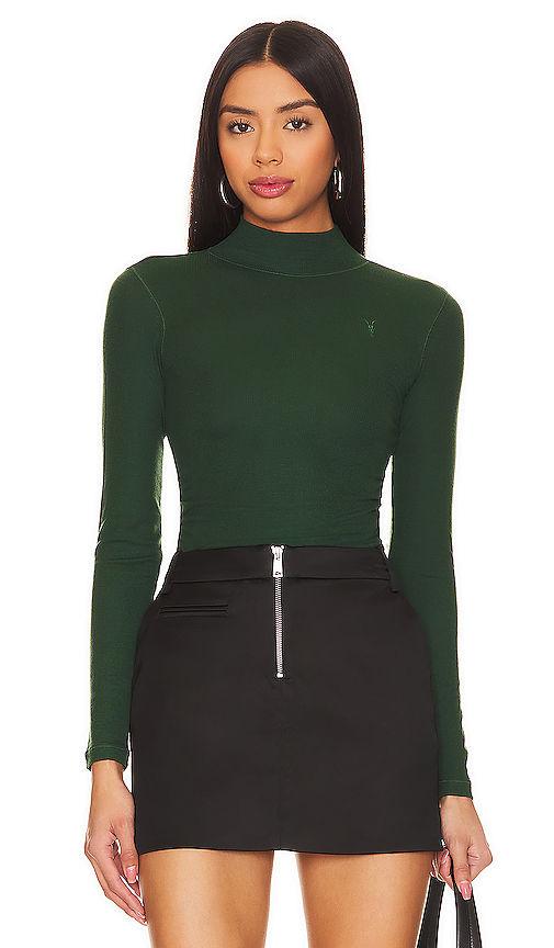 rina long sleeve roll neck tee