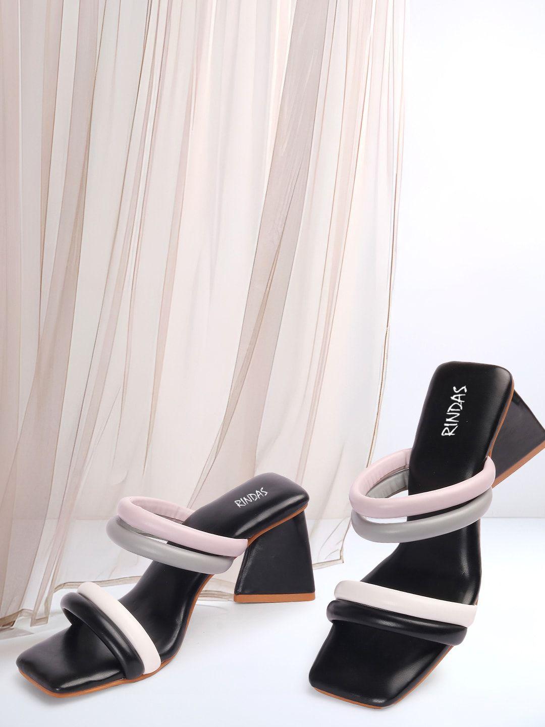 rindas block heels