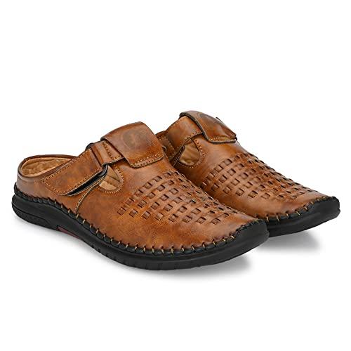 rising wolf men’s outdoor fisherman sandals (tan, numeric_7)