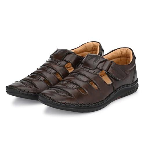 rising wolf synthetic leather sandal for kid - 4 uk