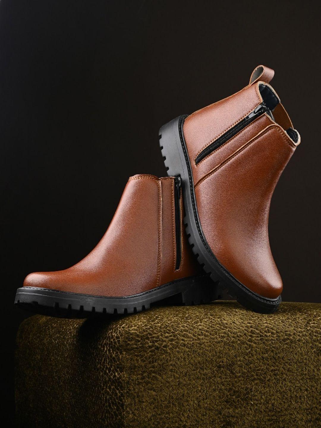 rising wolf women mid-top chelsea boots