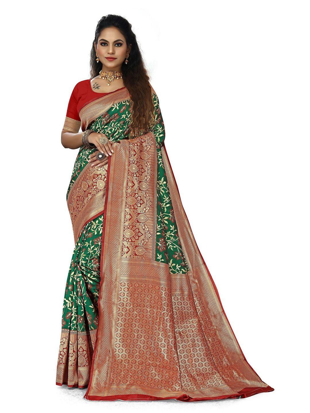 rivana woven design zari banarasi saree