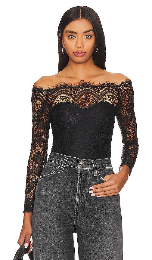 rivka off shoulder bodysuit