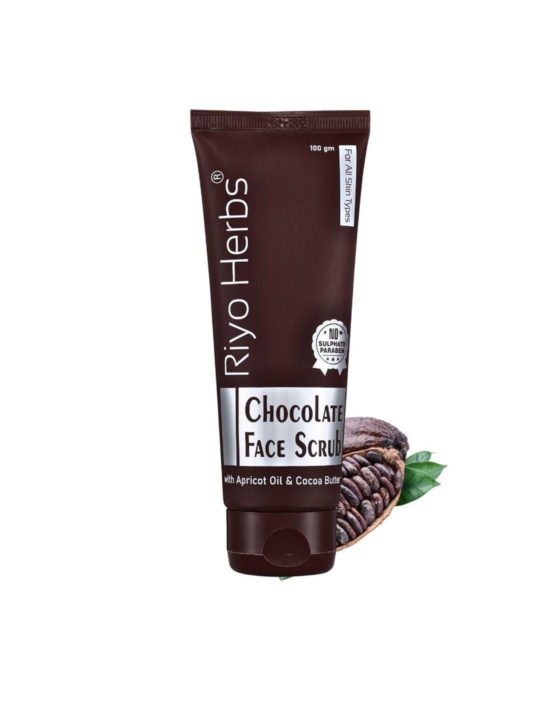 riyo herbs chocolate face scrub - 100gm