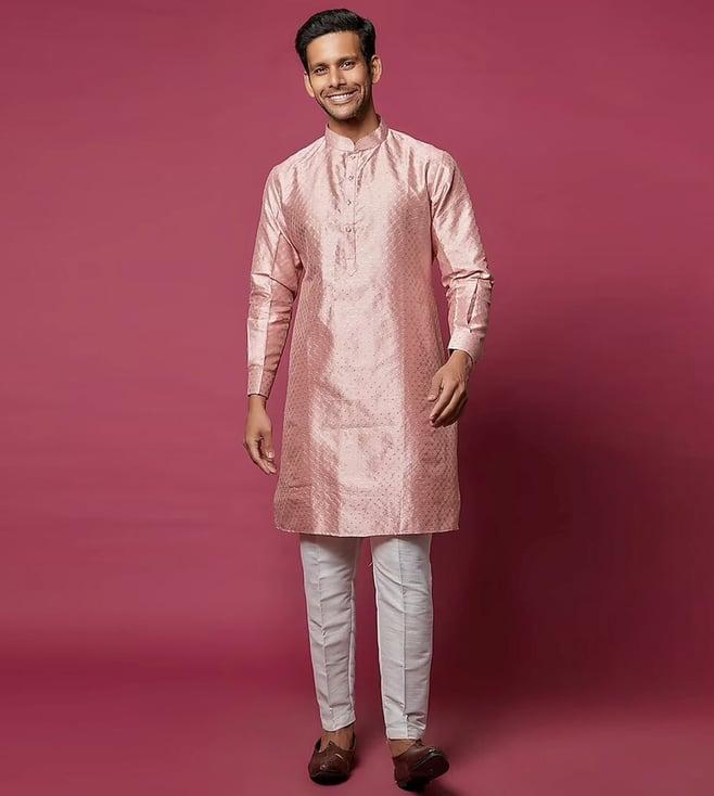 rng safawala pink bahaar kurta with pant