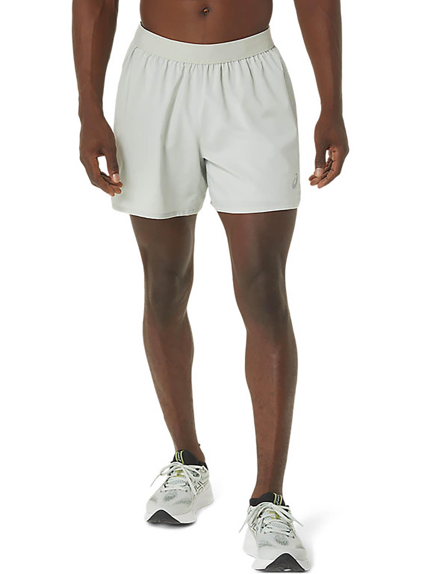 road 2-n-1 5 in white mens shorts