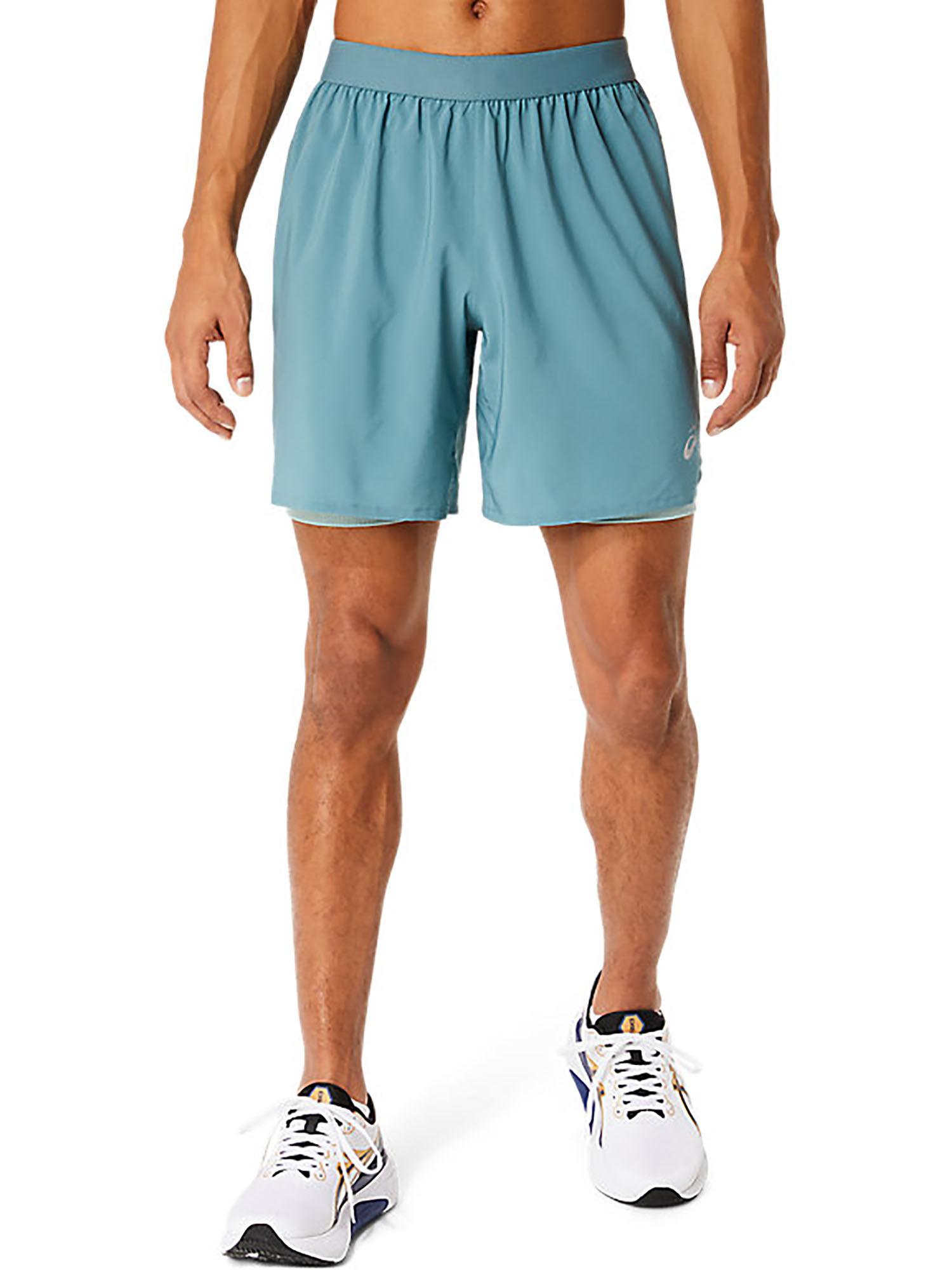 road 2-n-1 7 in blue mens shorts