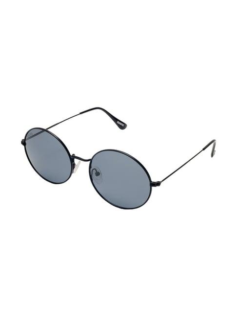 roadies blue polarized oval unisex sunglasses