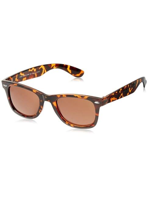 roadies brown uv protection square unisex sunglasses