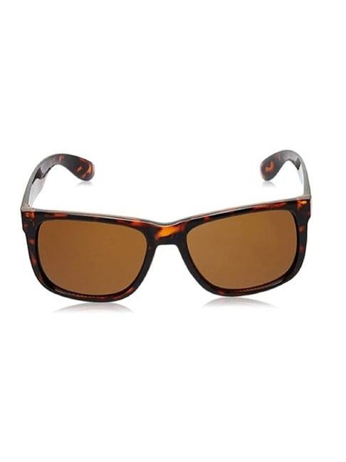 roadies brown uv protection square unisex sunglasses