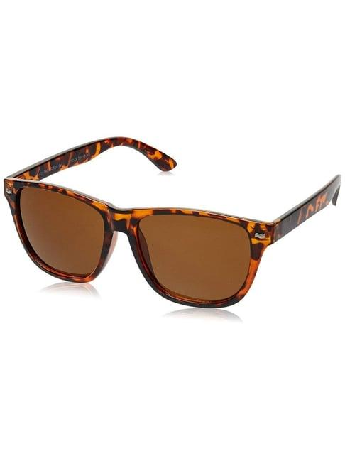 roadies brown uv protection square unisex sunglasses
