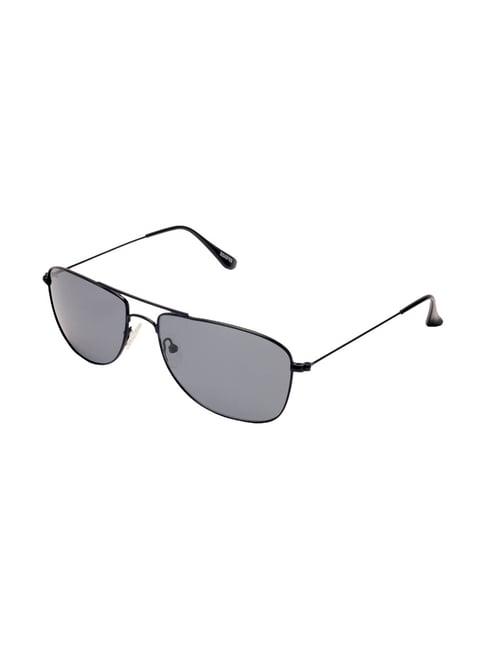 roadies dark grey polarized beveled unisex sunglasses