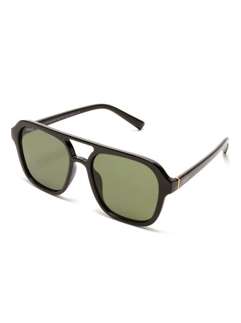 roadies green uv protection oval unisex sunglasses